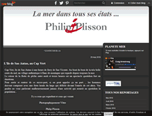Tablet Screenshot of philip-plisson-blog.com